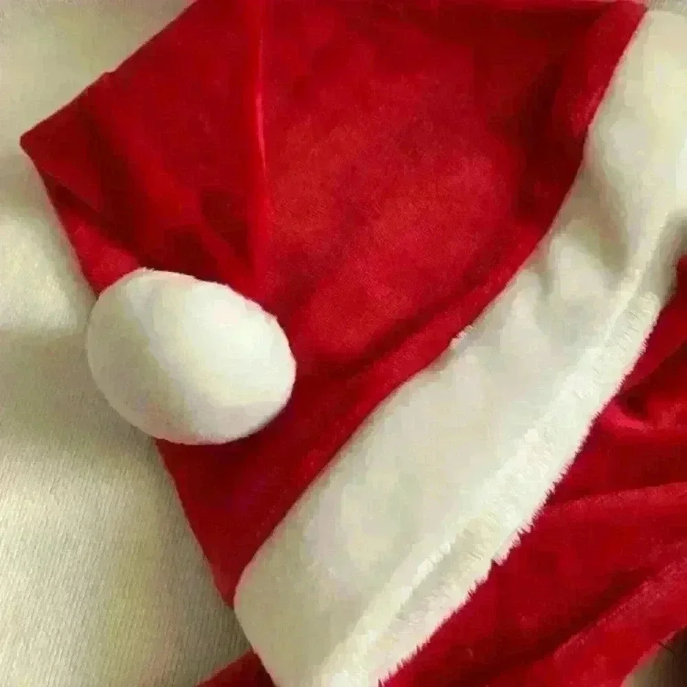 Baby Girl Velvet Christmas/ Santa Dress, 9 Months